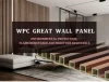 Durable Low Carbon Decorative Indoor WPC Wall Panel for Hotel