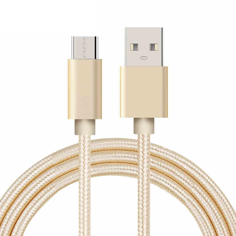 Durable Nylon Braided Micro USB Charger Cable Cord Fabric Date Sync Cable Manufacturer in China