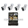 DVR-6414KS 10.1inch LCD Monitor 4CH H.264 DVR +CCTV Surveillance Security CCD Cameras System Kit