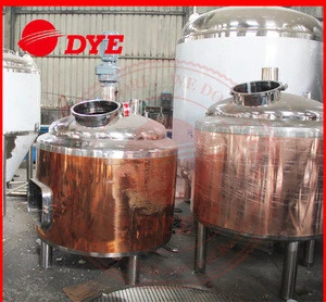DYE Copper 100l 200l 300l 500l Electric Mash Lauter Tun in Fermenting Equipment for sale