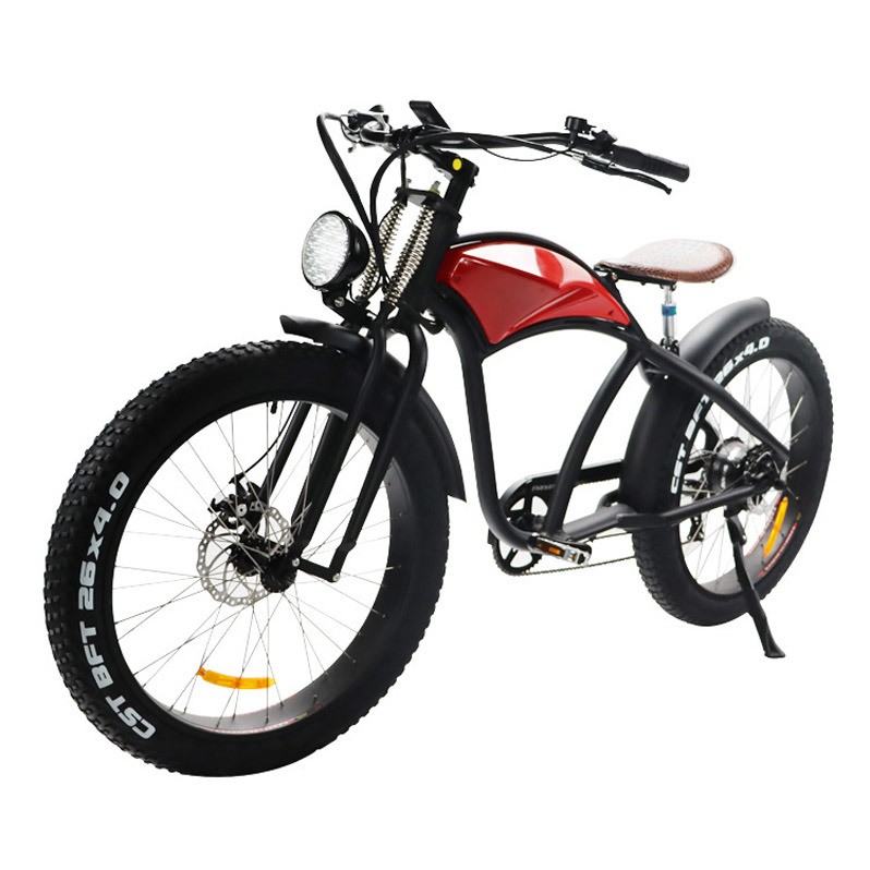 E Dirt Bike 26&quot;*4 Fat Tire Electric Bike with Disc Brake Lithium Battery Motorcycle Bike (AOKEB003)
