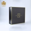Eastbox. Custom Logo UV Printing Hot Stamp Wholesale Stock Black Flip Paper Packaging Box Perfume Box With EVA Insert