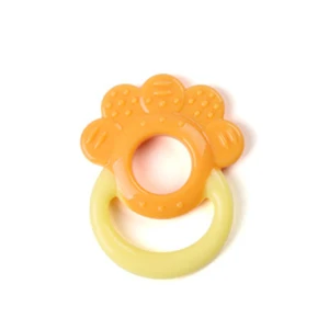 Easy Cleaning BPA Free LFGB Approved Silicone Baby Teether Toys Teether