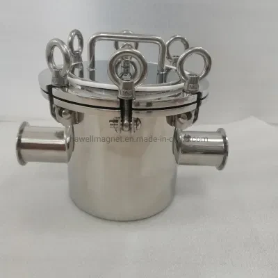 Easy Cleaning Strong Separation Use Magnetic Filter Liquid Trap Magnet for Food Industry, Magnetic Liquid Filters/Traps