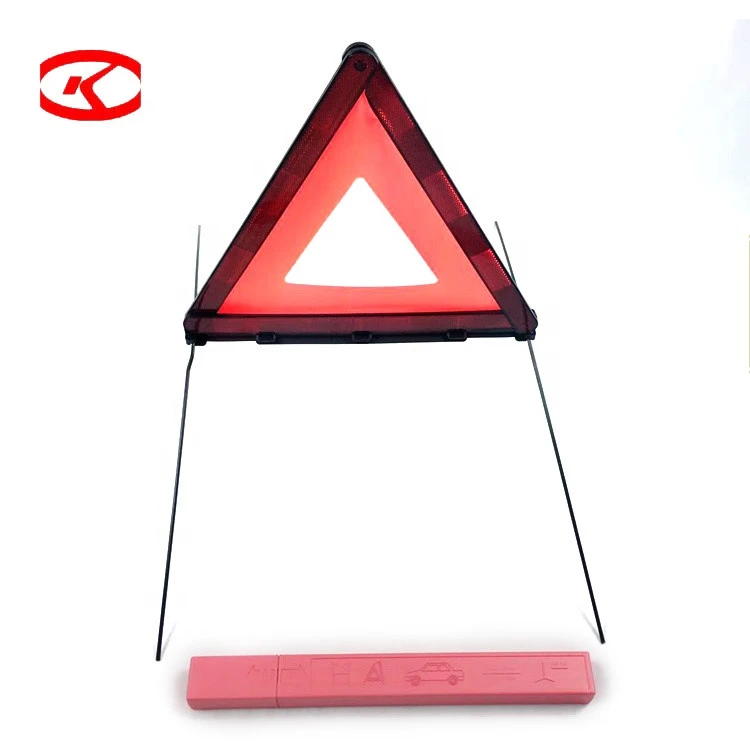 ECE R27 Hotsale Slow Moving Emergency Reflector Board Reflective Dot Car Vehicle Traffic Sign Safety Warning Triangle