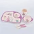 Import Eco-Friendly Bamboo Straw Dishes Kids 5-Piece Meal Set, Biodegradable Dinnerware from China