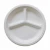 Import Eco-friendly compostable biodegradable sugarcane fiber bagasse round compartment plate dinnerware with good quality from China