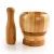 Import Eco-friendly Home Basics Bamboo Mortar and Pestle set from China