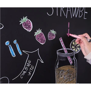Eco-friendly Self-adhesive Memo Blackboard Wall Sticker Chalkboard for Kids Drawing