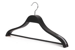 Eisho-betterall Top Grade Black Plastic Hangers Factory For Clothes With Bar