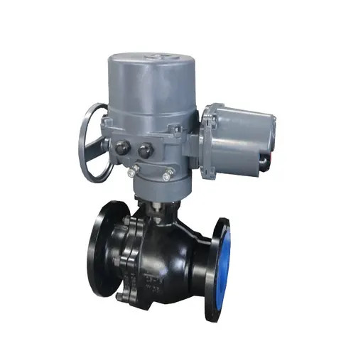 Electric butterfly valve actuator Carbon steel DN100 PN16 OEM ODM steam Corrosion protection 380V DC24V 4-20mA Modbus