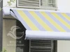 Electric remote control full cassette retractable awning