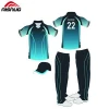 Embroidery full hand personalized custom sublimated sports t shirts cricket