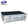 ETL Certificate Comercial Cooking range cooker catering cooktops manufacturing stainless steel gas 6 Hotplate