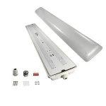 ETL DLC UL 4ft 50w vapor tight waterproof tube lighting led batten light