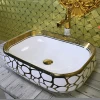 Europe Classic Bathroom Counter Basin Washing Pedestal Basin Made in China