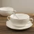 Import European Creative Binaural Embossed Butterfly Steamed Egg Bowl Soup Cup Ceramic Soup Bowl with Tray Set from China