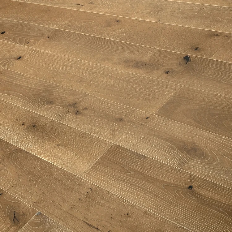 European oak waterborne glaze cured finish multilayer  oak engineered wood flooring