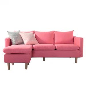 Fabric sofa with three seats detachable sofa