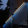 Factory Custom Stainless Steel Handrail Led Light Spotlight Stair Railing Balustrade