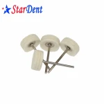 Factory Dental Laboratory White Felt Polishing Wheel Dental Polishing Brush