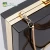 Import Factory direct high quality square box black acrylic cluth evening bags for women from China