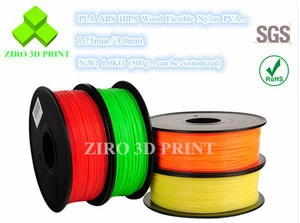Factory direct multi colors 3d printer filament 1.75mm or 3.0mm pla/abs/pva/nylon/hips/petg filament
