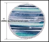Factory direct Professional OEM supply printed round beach towel