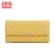 Import factory direct sale pu leather ladies car stitching long style multi-function large capacity three-fold wallet holder from China