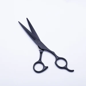 Factory Direct Sales Black Color Stainless Steel Classic High-End Barber-Scissors