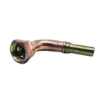 Factory direct sell 90 degree Carbon Steel female thread clamp two piece hydraulic pipe fitting