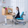 Factory Directly Provide custom ergonomic Kid furniture Srite Height Adjustable girl Study Desk With Chair Children Desk Study