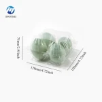 factory ducks egg cartons plastic 4 holes  plastic egg boxes transparent egg storage box plastic
