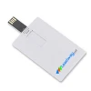 Factory Fast delivery customized HD Logo full color printed real capacity 4gb credit card usb flash drive.
