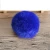 Import Factory price high quality custom color pompons 8cm rabbit fur with elastic band from China
