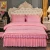 Import Factory Price High Quality Custom Lace Comforter Bed Sheet Duvet Cover Bedding Set Home Textile For Sale from China