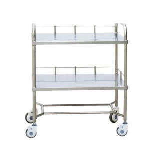 Factory Price Hospital Cart Stainless Steel Surgical Instrument Trolley