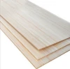 Factory Price Natural Color Paulownia board Edge Glued Solid Wood Board Paulownia Timber
