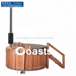 Factory price round wood hot tubs for sale