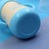Factory Supply 304+PP 240ml Feeding Milk Baby Bottle With Two Lids