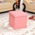 Import Factory Wholesale multifunctional Collapsible leather colorful stool shoe storage ottoman stool from China