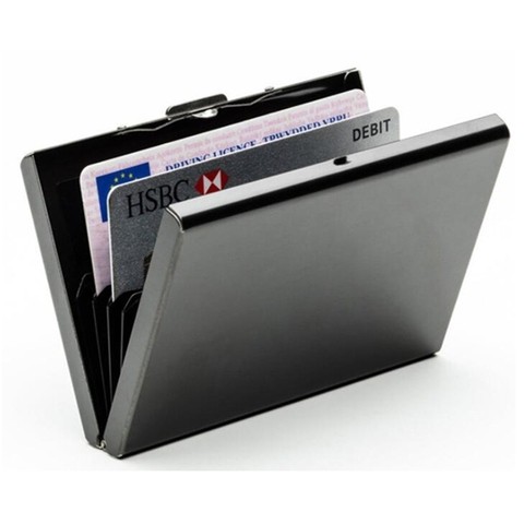 Factory Wholesale Promotional Stainless Steel Credit Card Holder