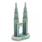 Famous building Petronas Towers Jigsaw model 3D foam puzzle toy