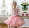 Fancy custom adjustable cotton stripes  Ballet skirt dance dress baby child tutu skirt for girls