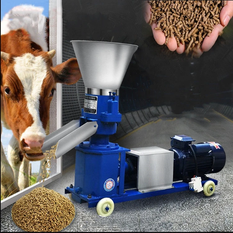 Farm Machinery Equipment Wood Pellet Machine Animal Feed Pellet Making Machine For Animal Food