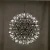 Import Fashion Home Hotel Decoration LED Stainless Steel Round Chandelier Spark Ball Pendant Lamp from China