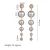 Import Fashion imitation pearl long earrings exaggerated size pearl Tassel Earrings Earrings women jewelry from China