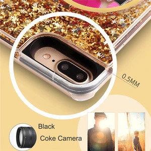 Fashion Mobile Phone Houssngs for Iphone 6 6s 6 Plus 6s 6s Plus 7 7 Plus 3D Liquid Quicksand Glitter Case