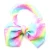 Import Fashion newest ladies baby girls colorful flower custom printing elastic hairband big bow headband from China