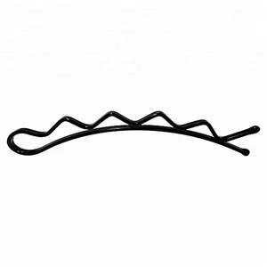 Fashion zinc alloy hair fork U shaped bobby pins black enamel hair accessories